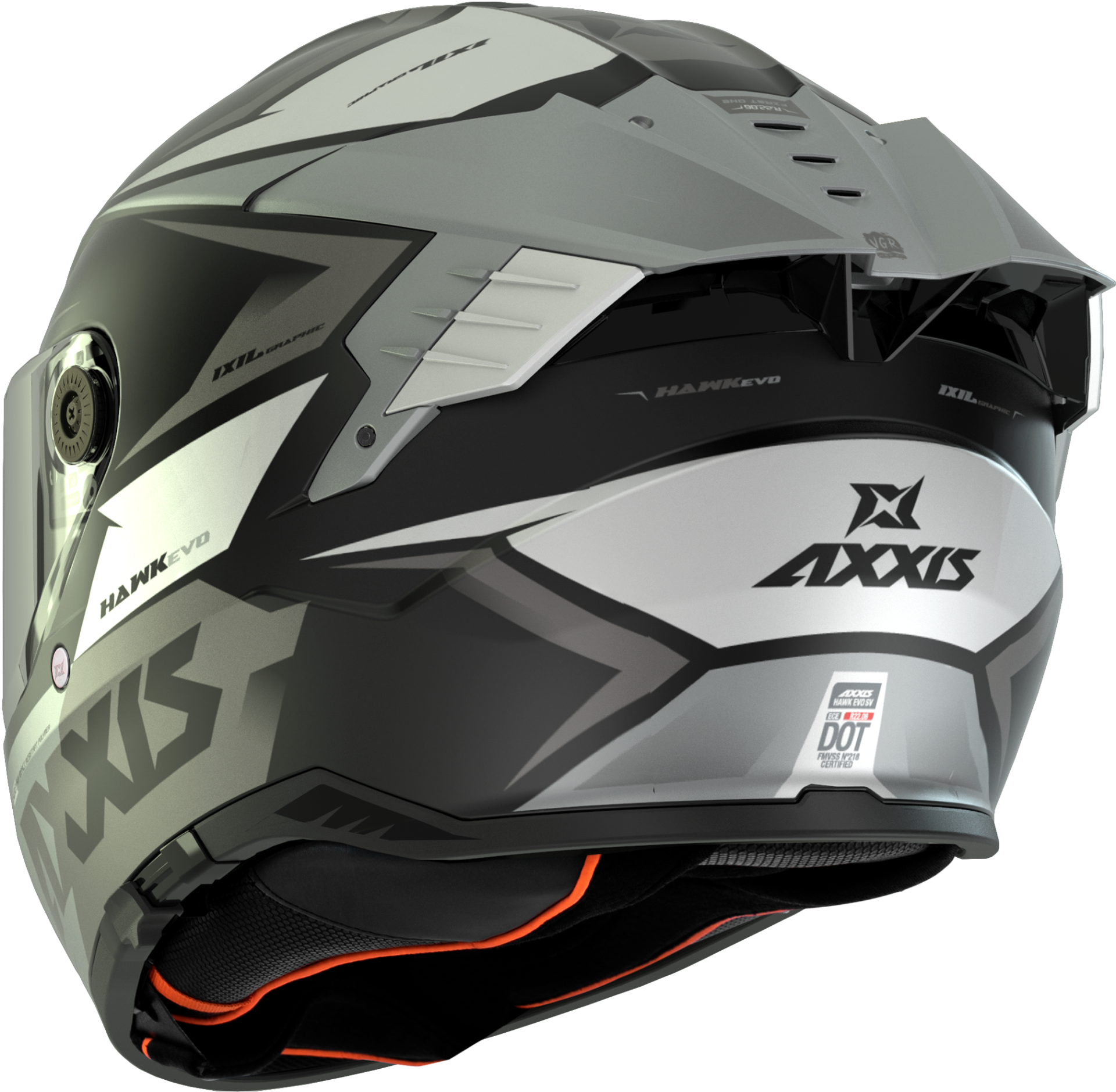 Axxis Hawk Evo Ixil Titanyum - Görsel 3