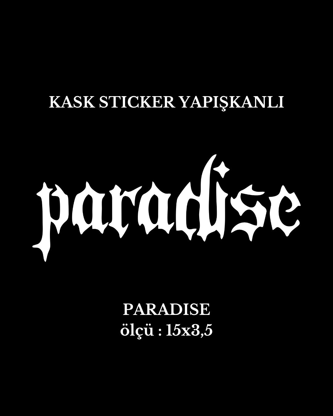 Motor Kask Sticker PARADISE