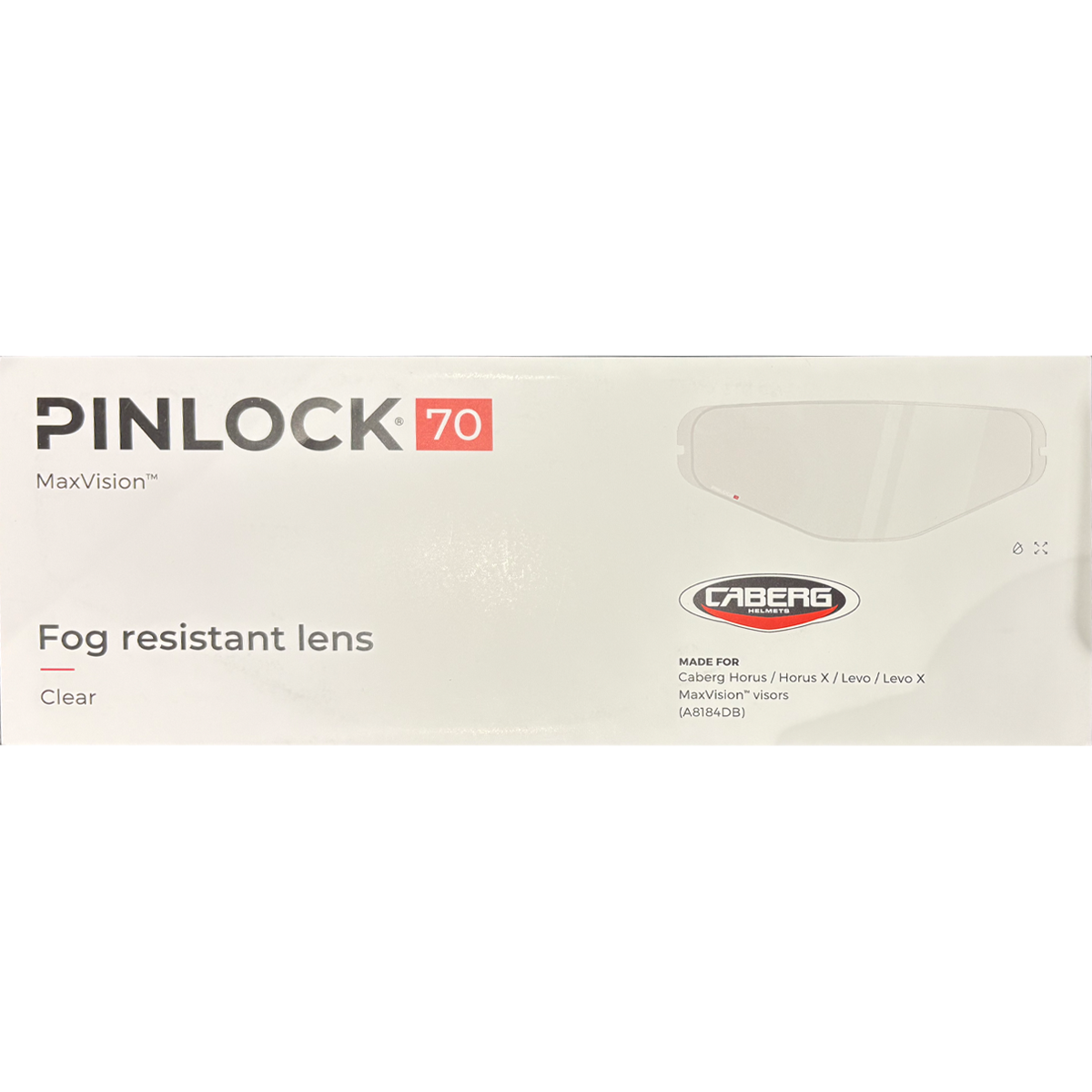 Pinlock 70 - Caberg Horus/Horus X/Levo/Levo X İçin Buğu Önleyici - Görsel 2