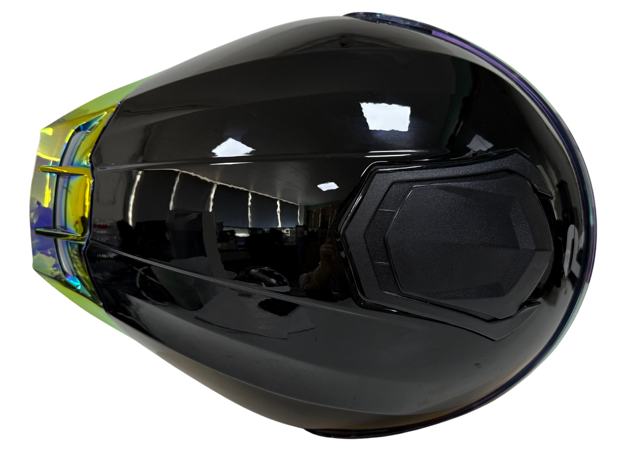 Rivox R1 Gloss Black Revo Motosiklet Kask - Görsel 4