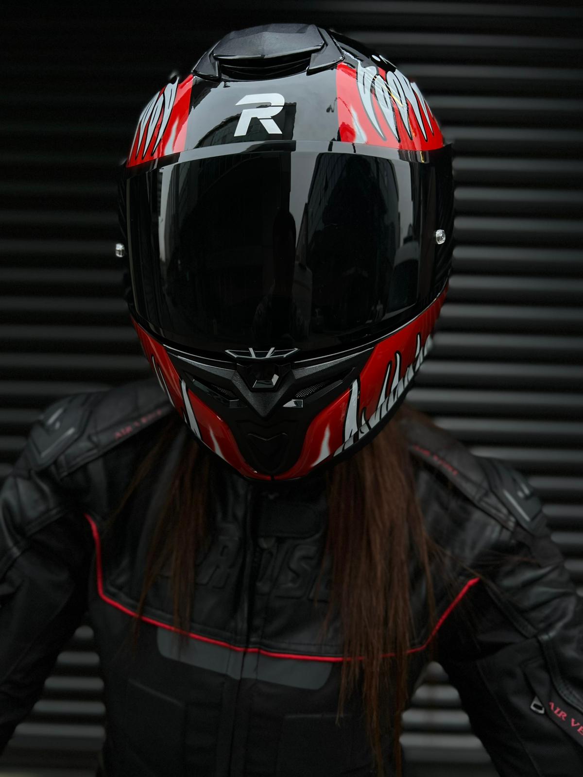 Rivox R1 Venom Motosiklet Kask