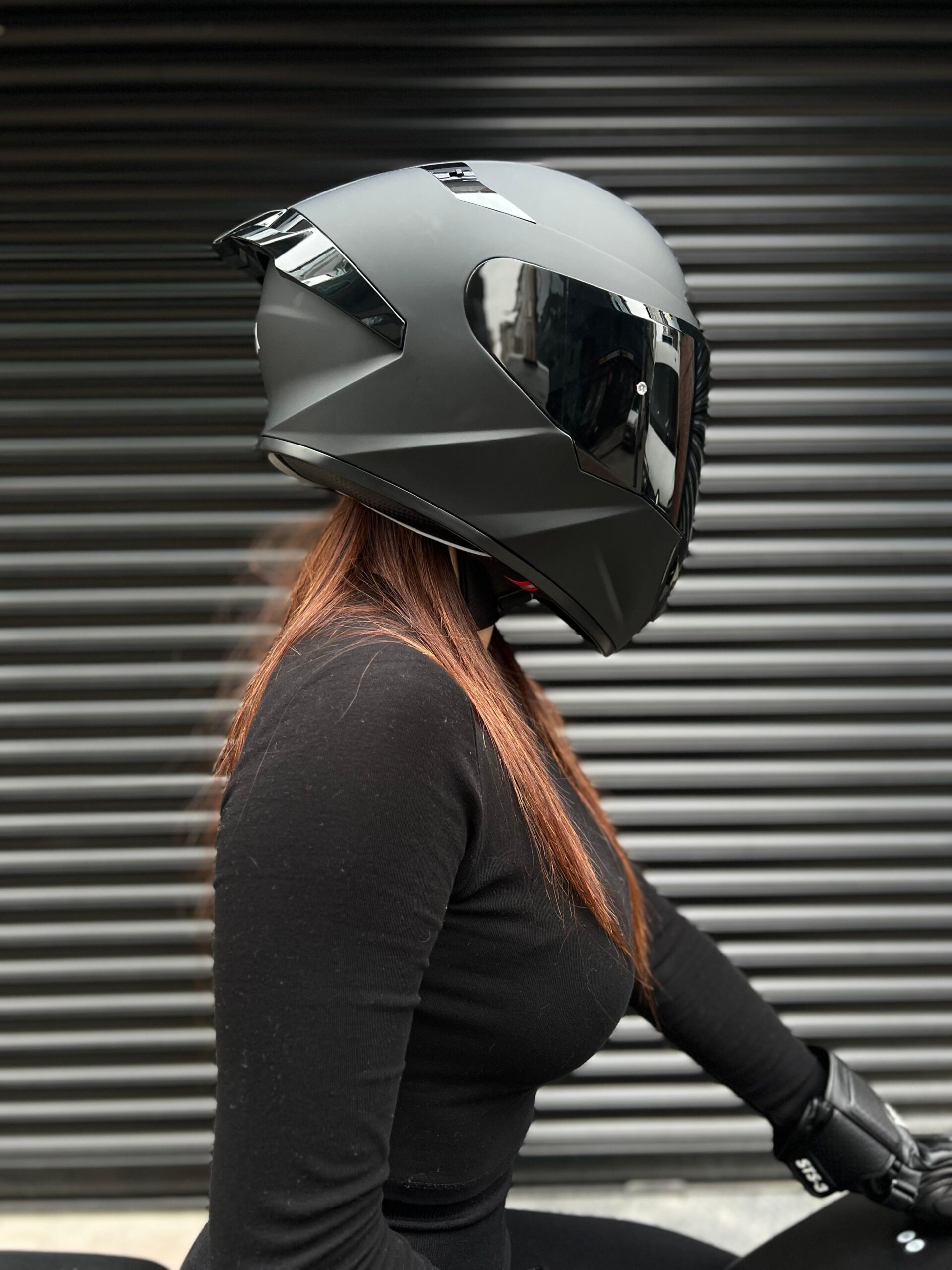 Rivox R2 Matt Black Motosiklet Kask