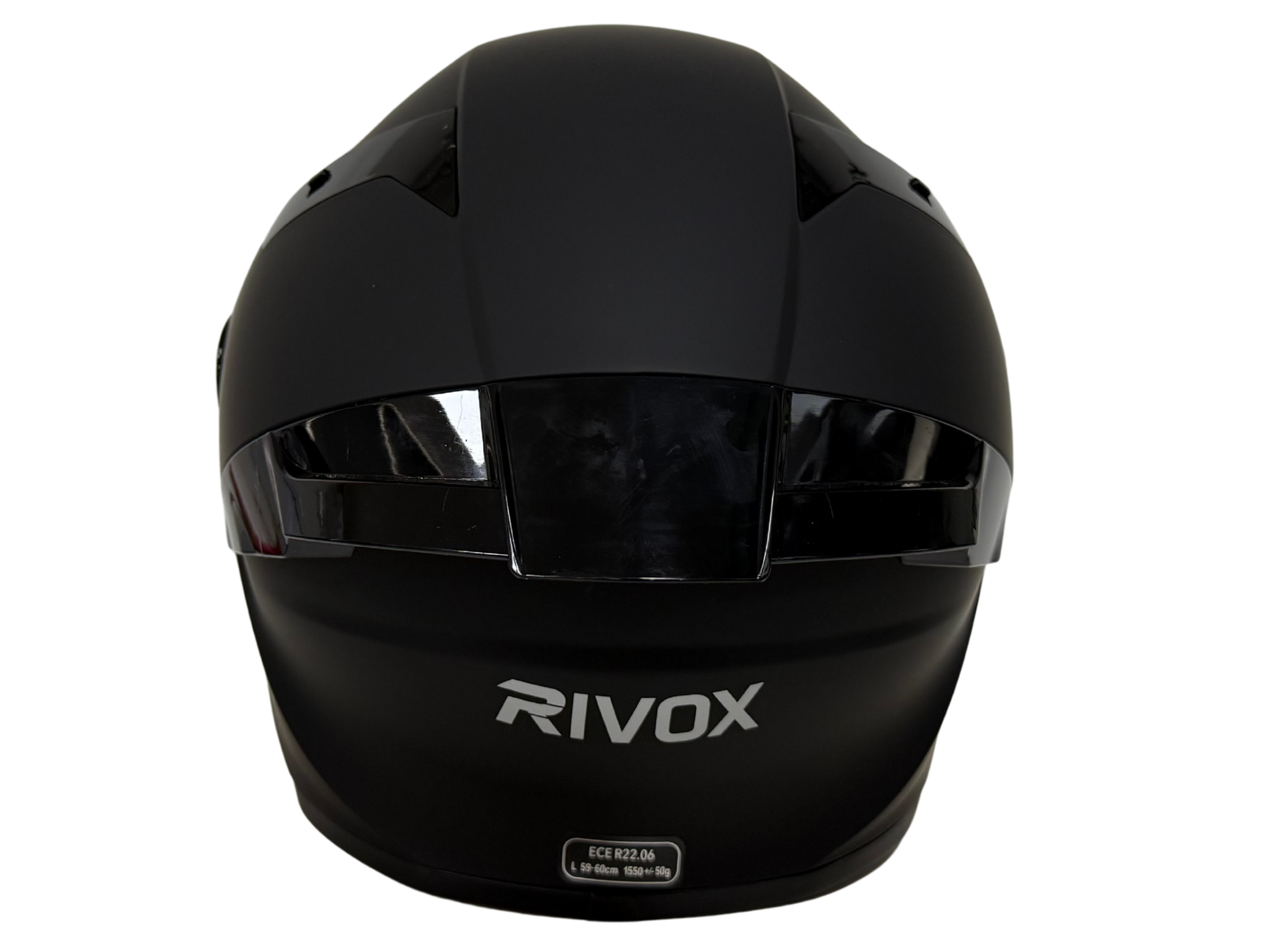 Rivox R2 Matt Black Motosiklet Kask - Görsel 5