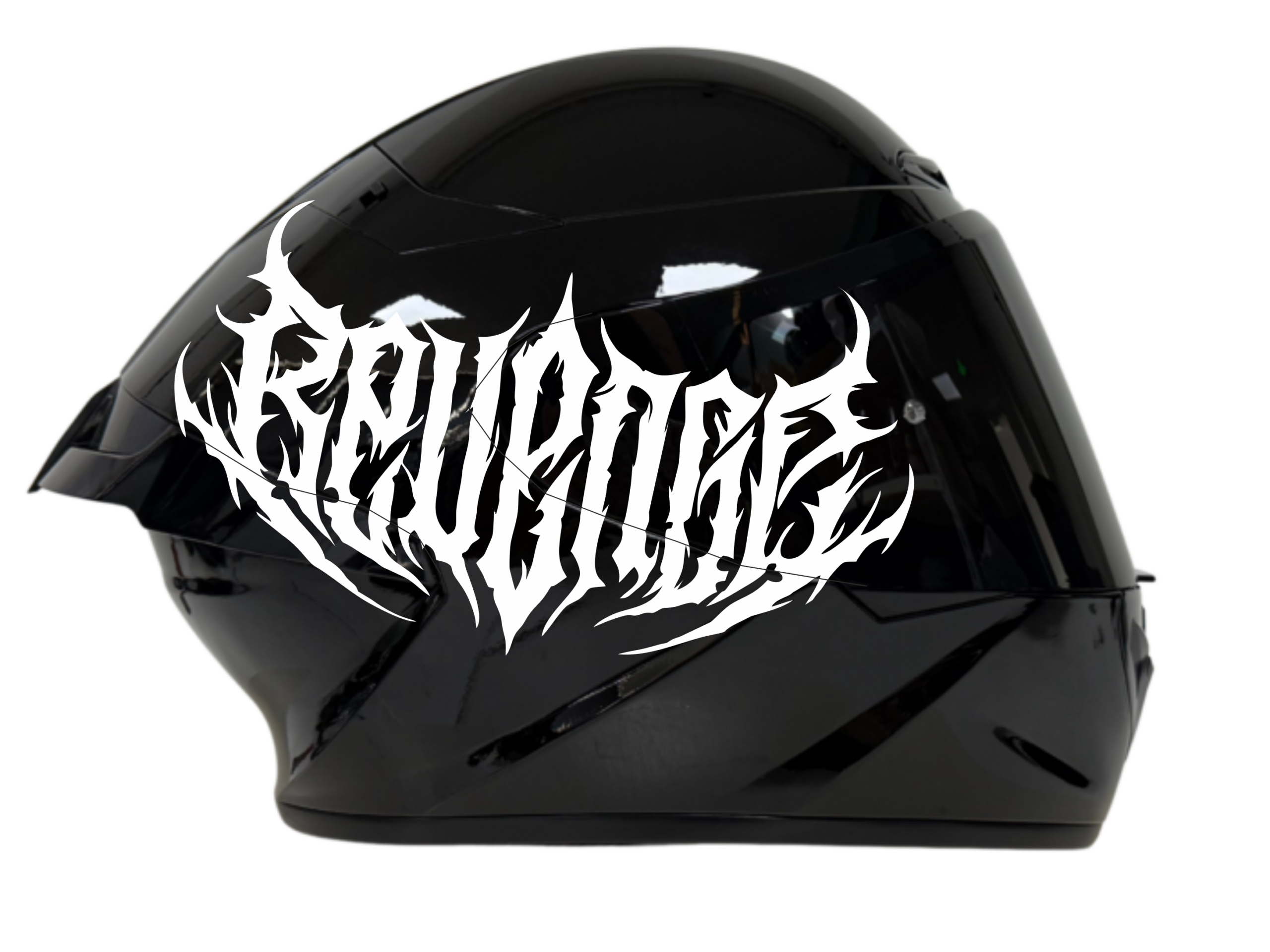 Rivox Siyah Parlak Revenge R2 Edition Motosiklet KASK