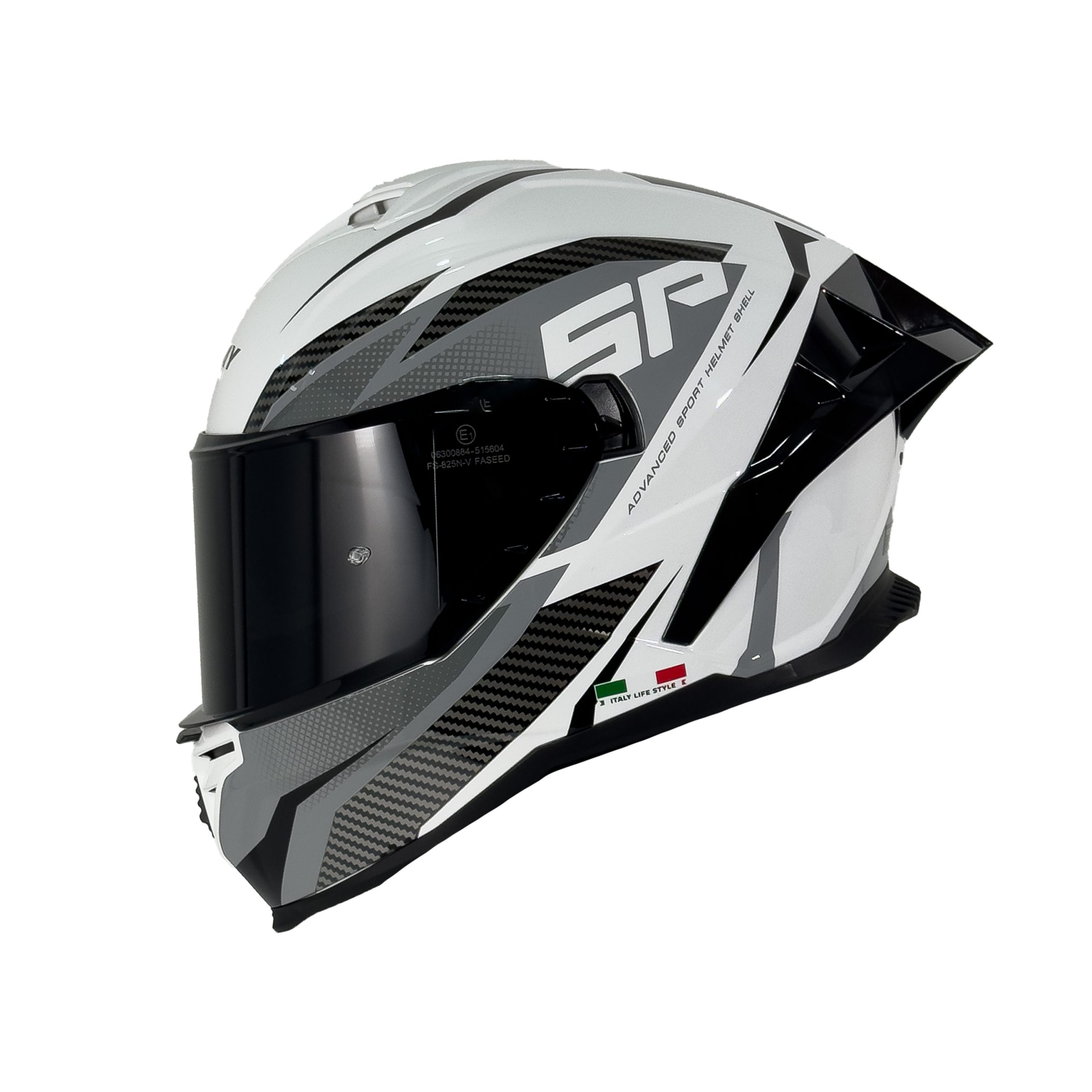 SWAY 867 POWER White Black Kapalı Kask
