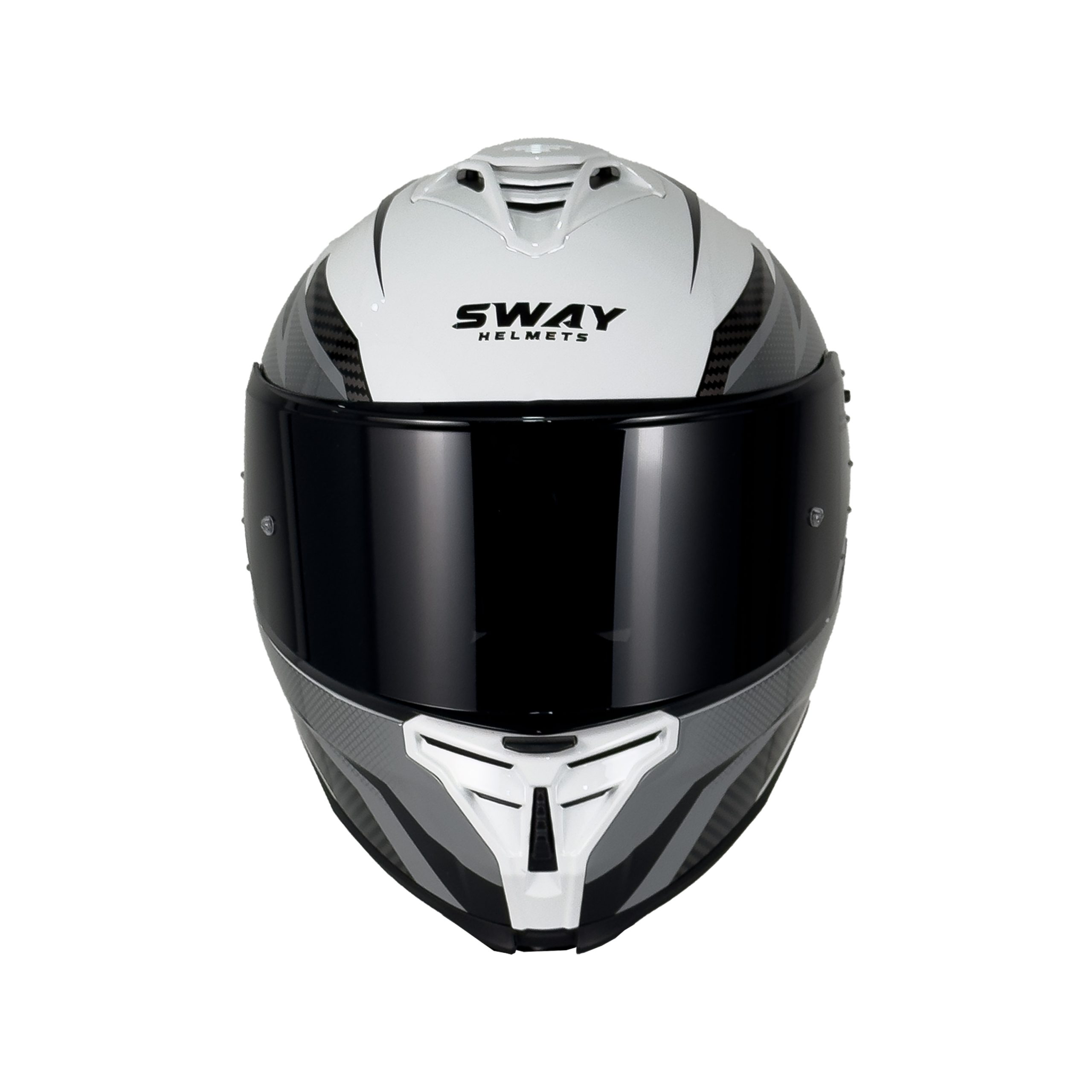 SWAY 867 POWER White Black Kapalı Kask - Görsel 3
