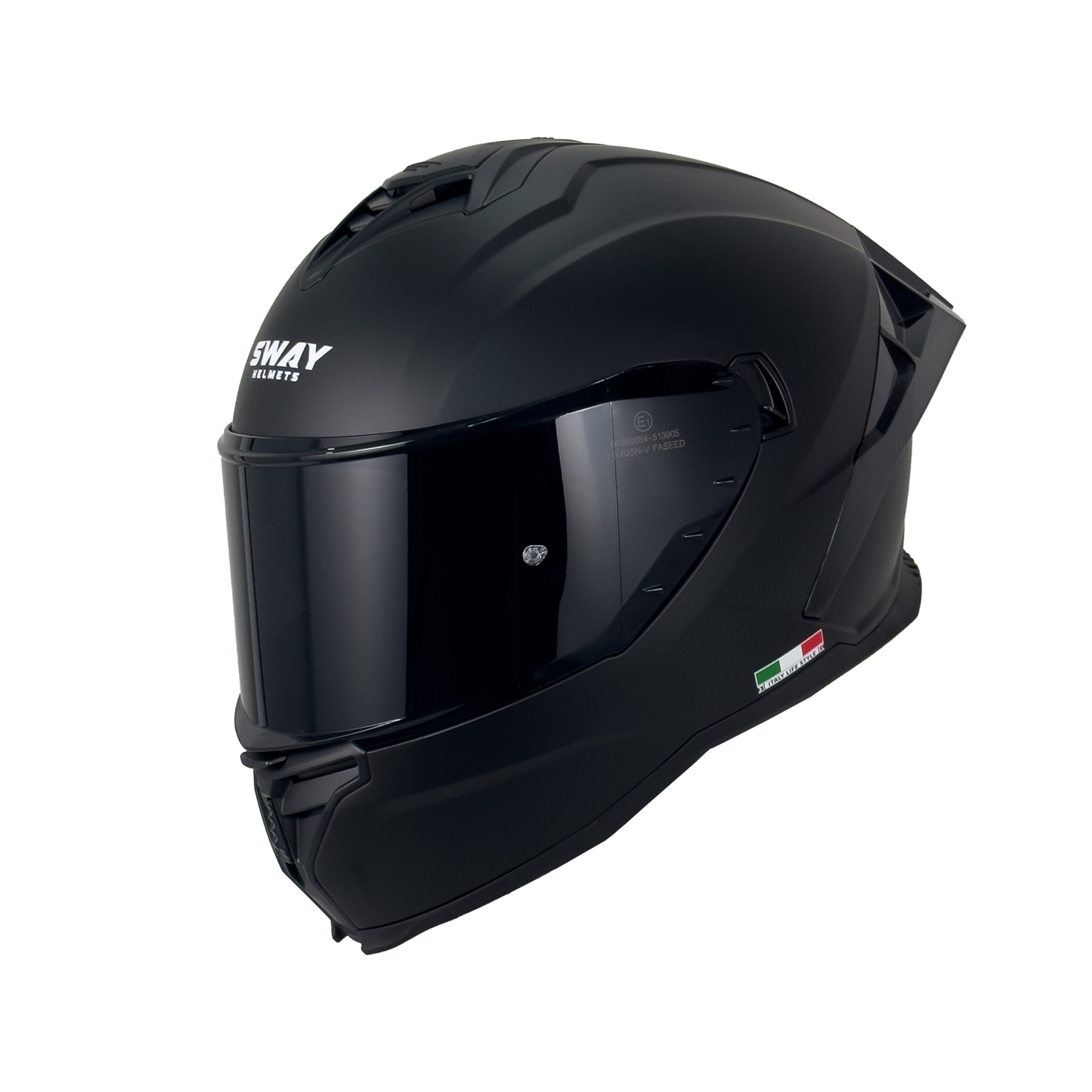 SWAY SW 867 Matt Black Full Face Kask - Görsel 2