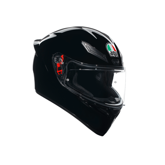 Agv K1S Parlak Siyah Kapalı Kask