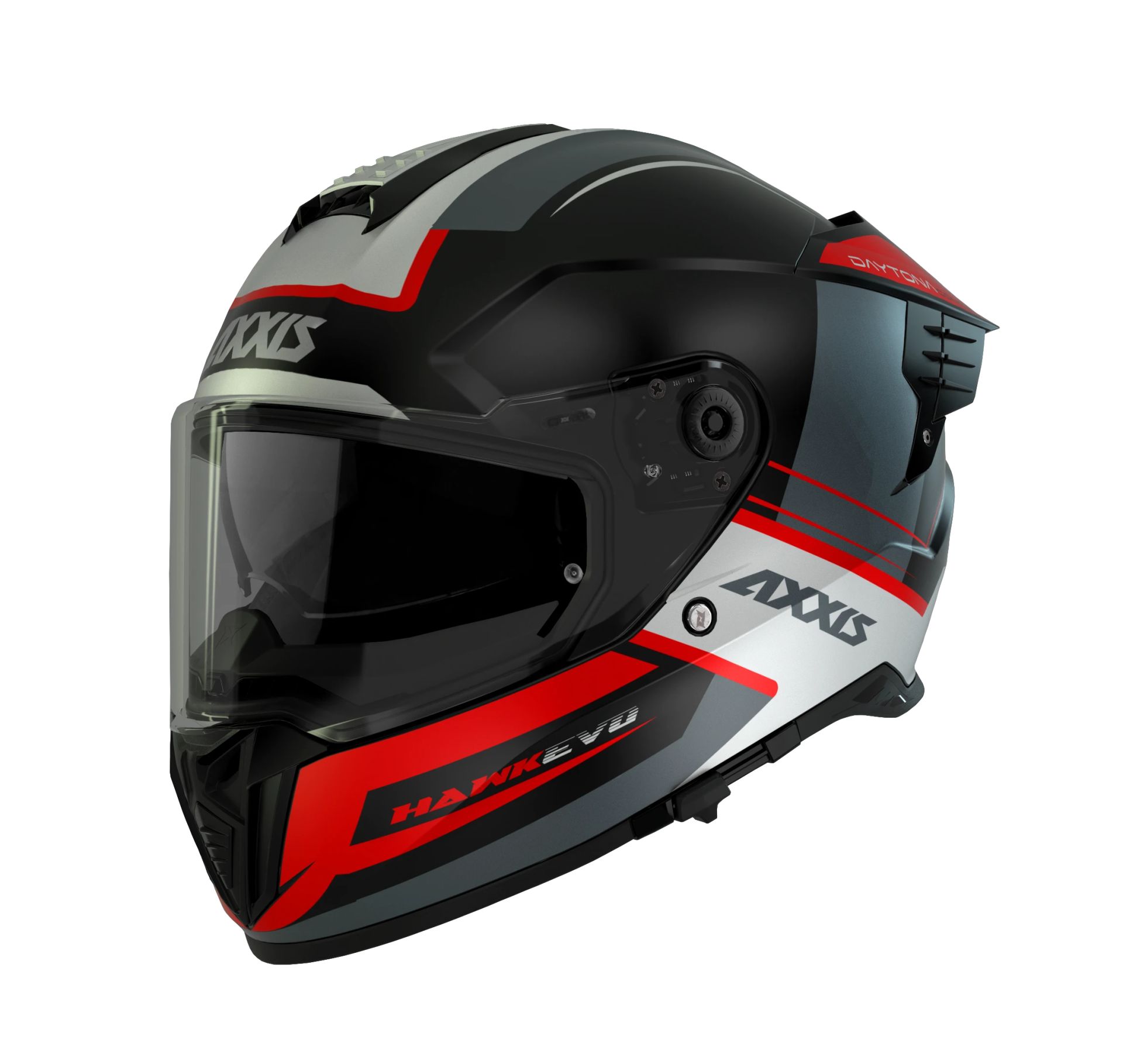 Axxis Hawk Evo Daytona Mat Kırmızı - Görsel 2
