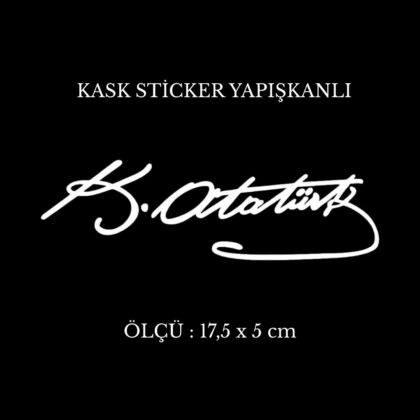 Atatürk Yapışkanlı Sticker