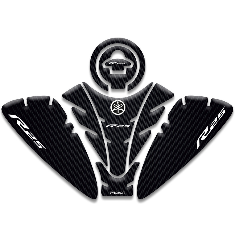 Yamaha R25 Tank Pad Set (2019/2024) Uyumlu 01
