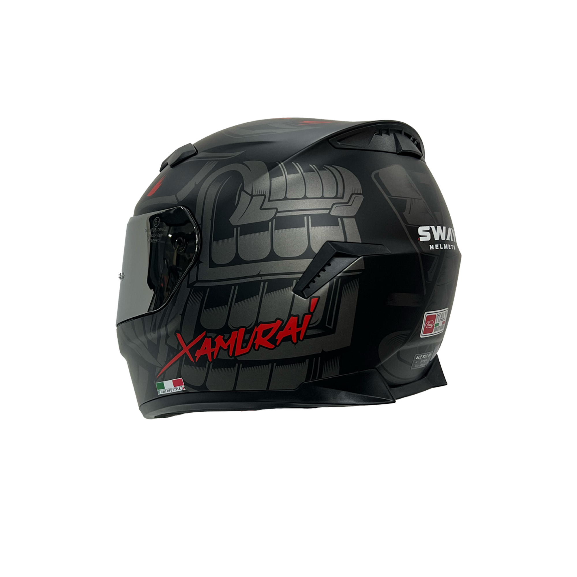SWAY 820 XAMURAI Full Face Kask - Görsel 3