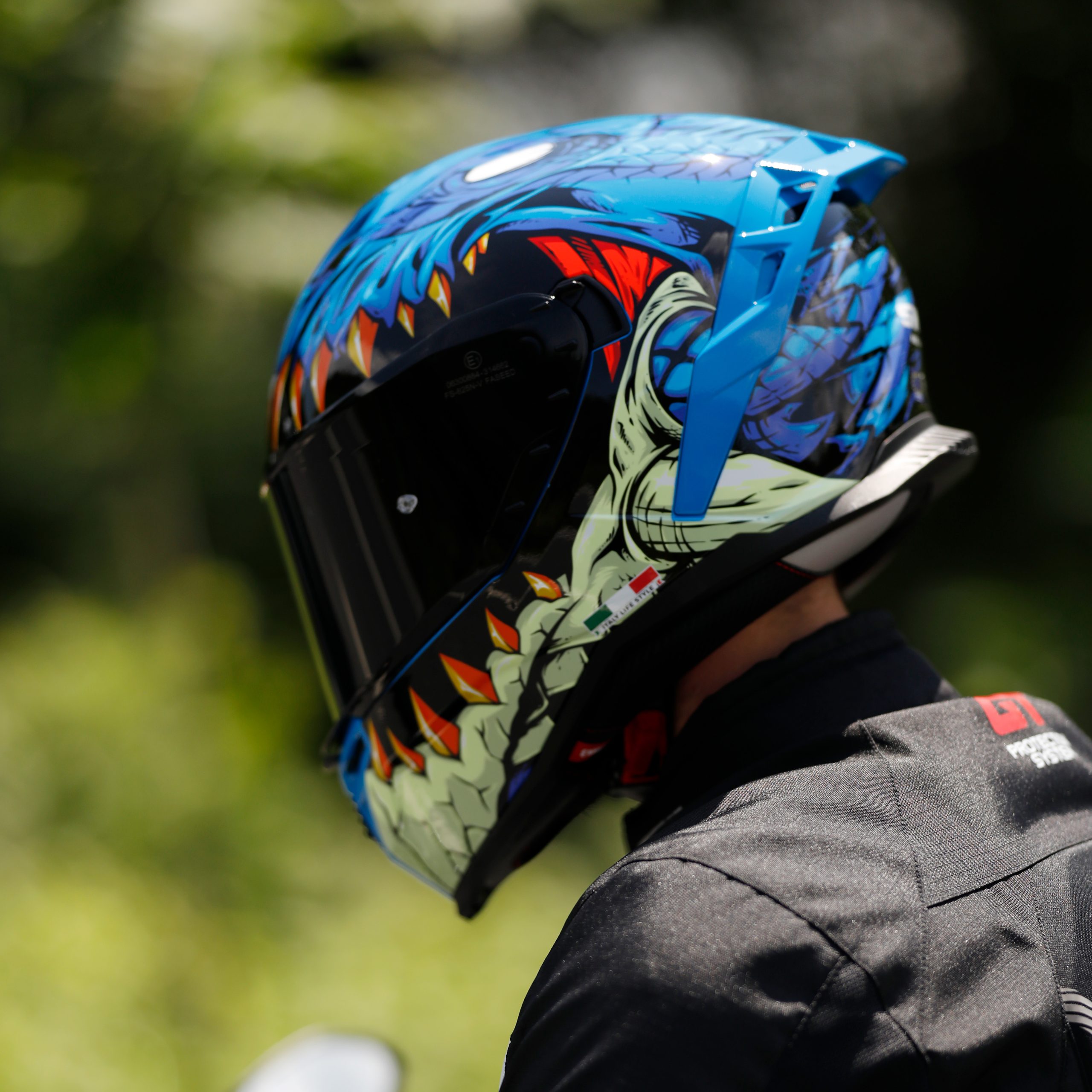 SWAY 867 STORM Blue Full Face Kask - Görsel 2