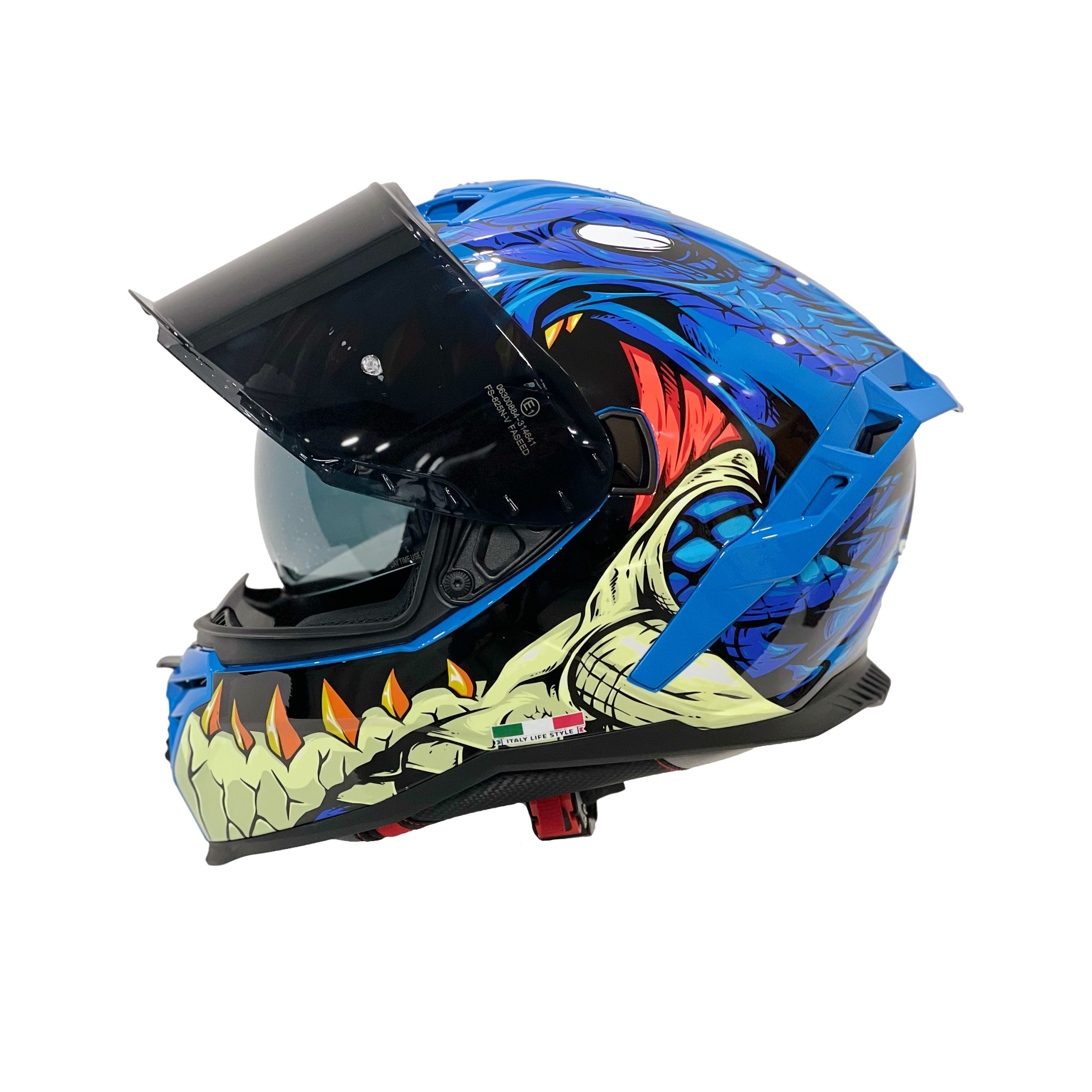 SWAY 867 STORM Blue Full Face Kask - Görsel 3