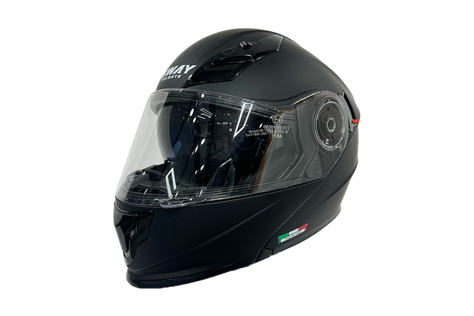 SWAY 926 Black Çene Açılır Kask - Görsel 2