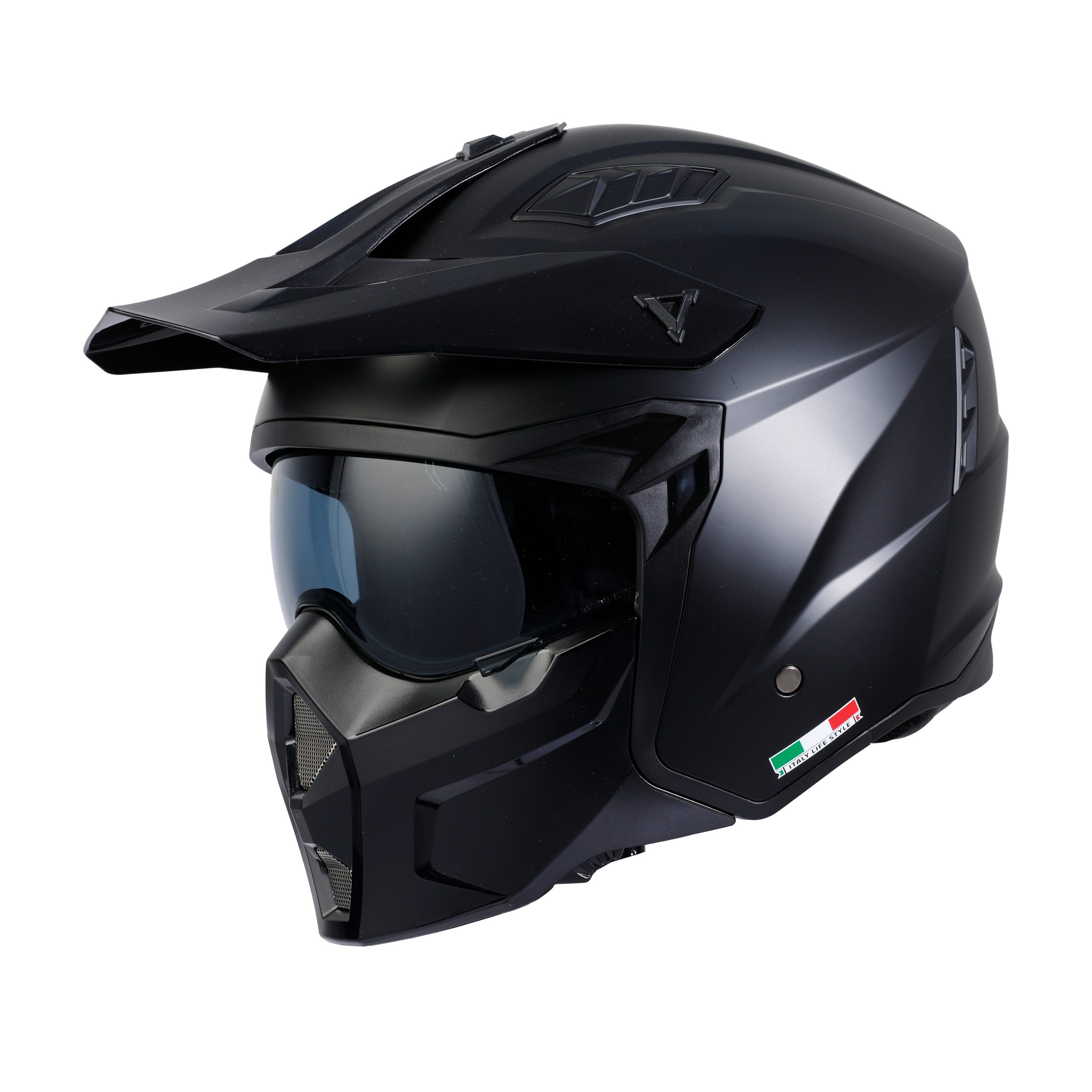 SWAY SEUL Matt Black Modüler Kask - Görsel 2