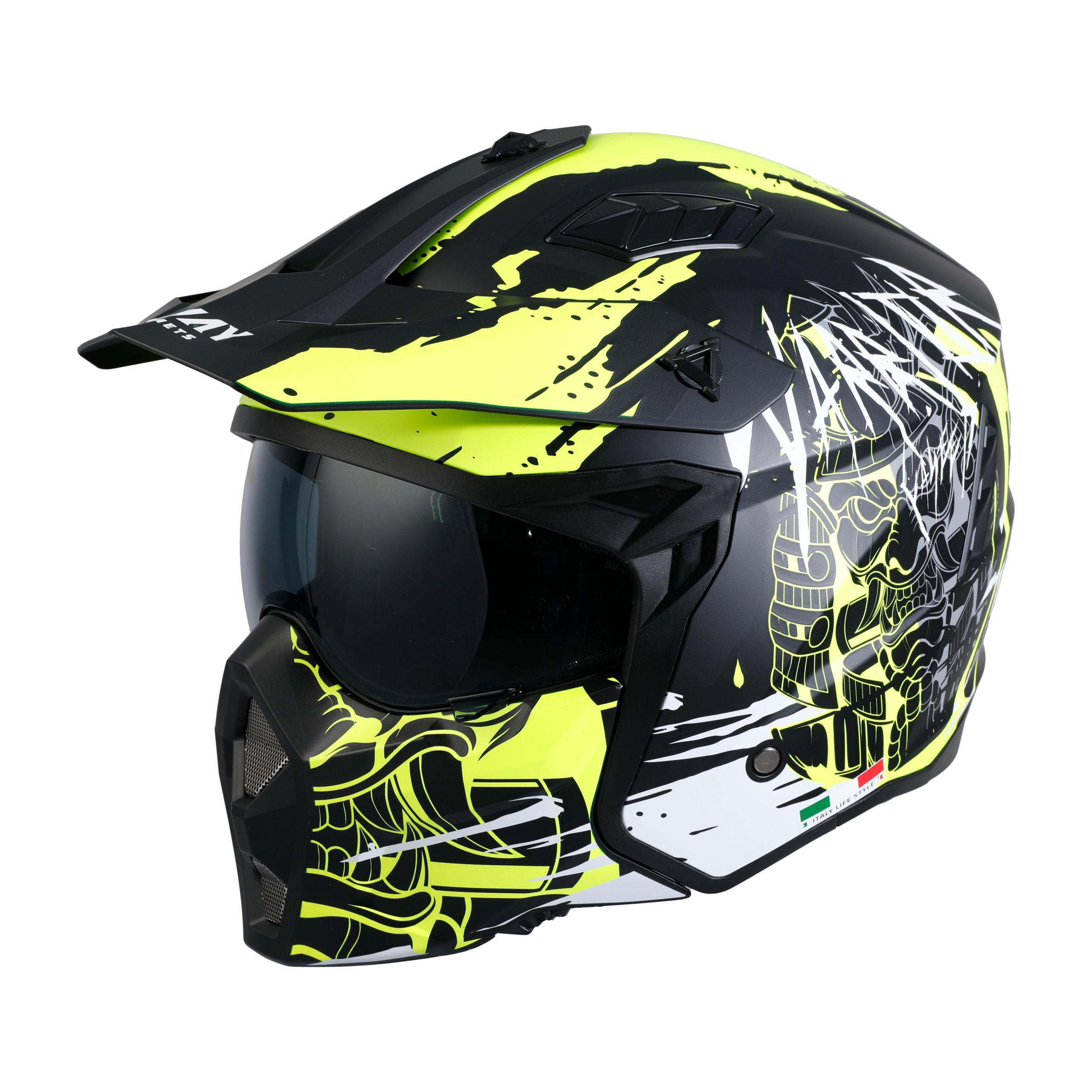 SWAY SEUL WARRIOR Yellow Kask - Görsel 2