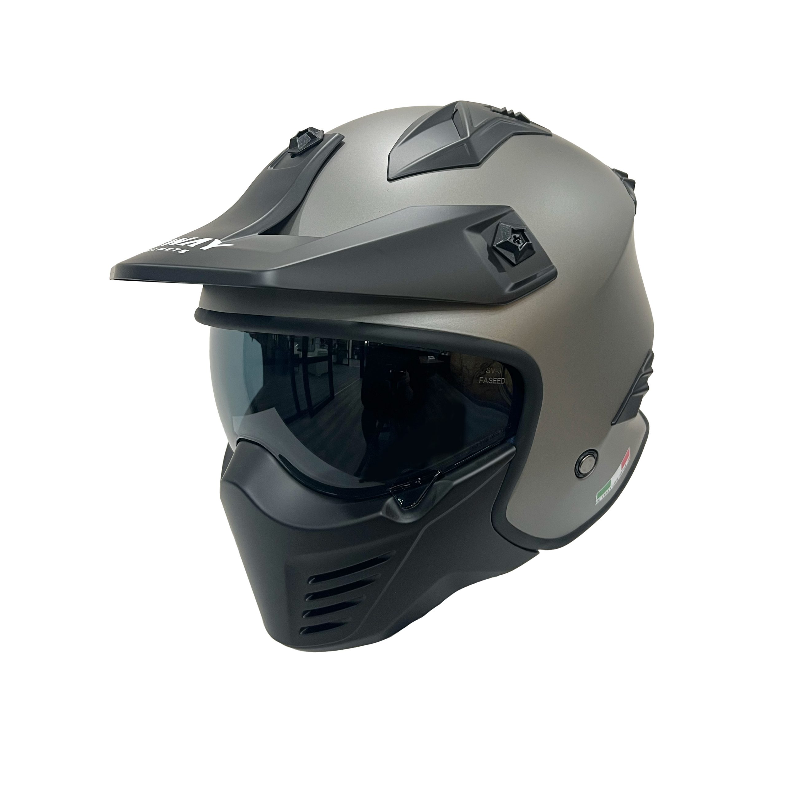 SWAY TOKYO Dark Titanium Kask - Görsel 2