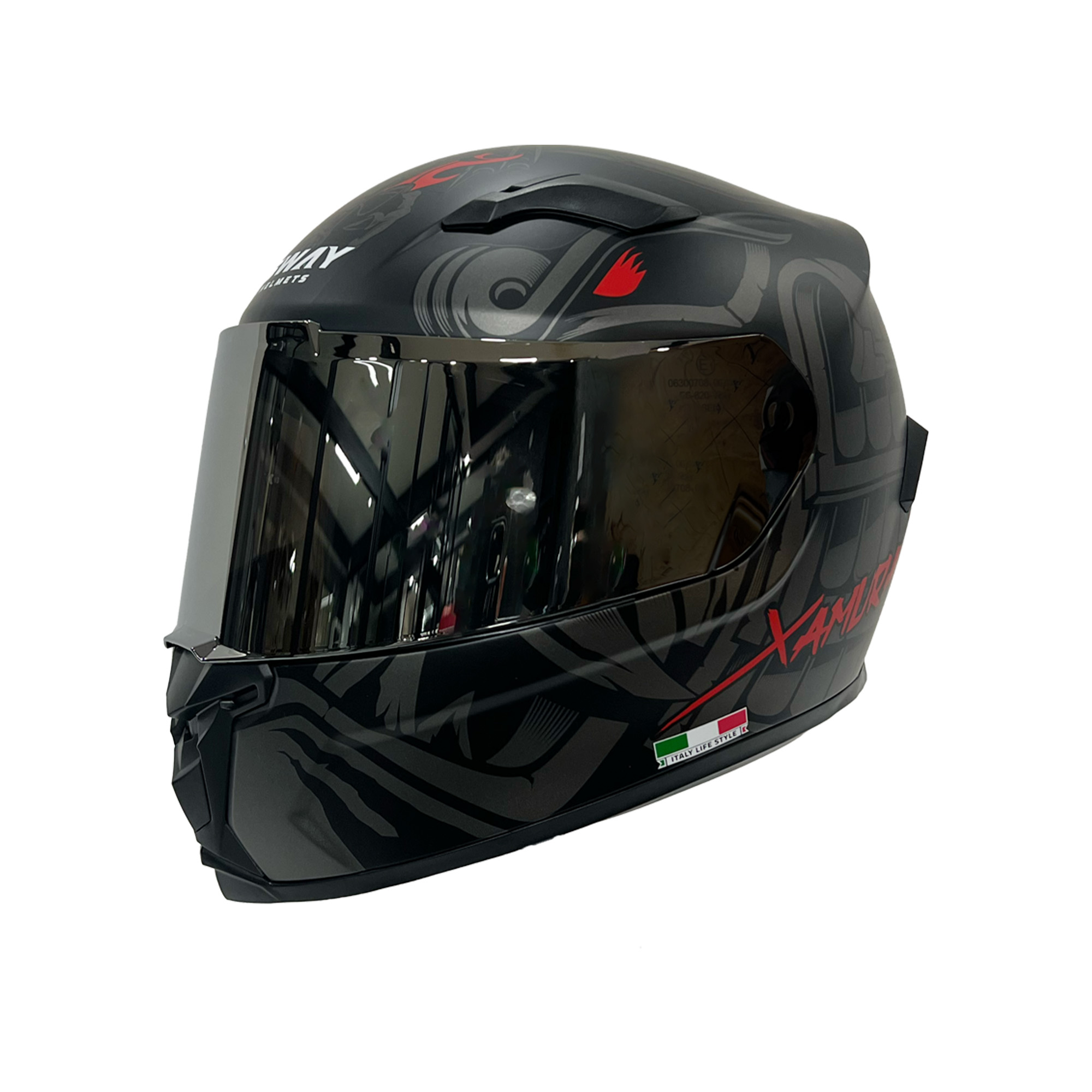 SWAY820 XAMURAI Full Face Kask - Görsel 4