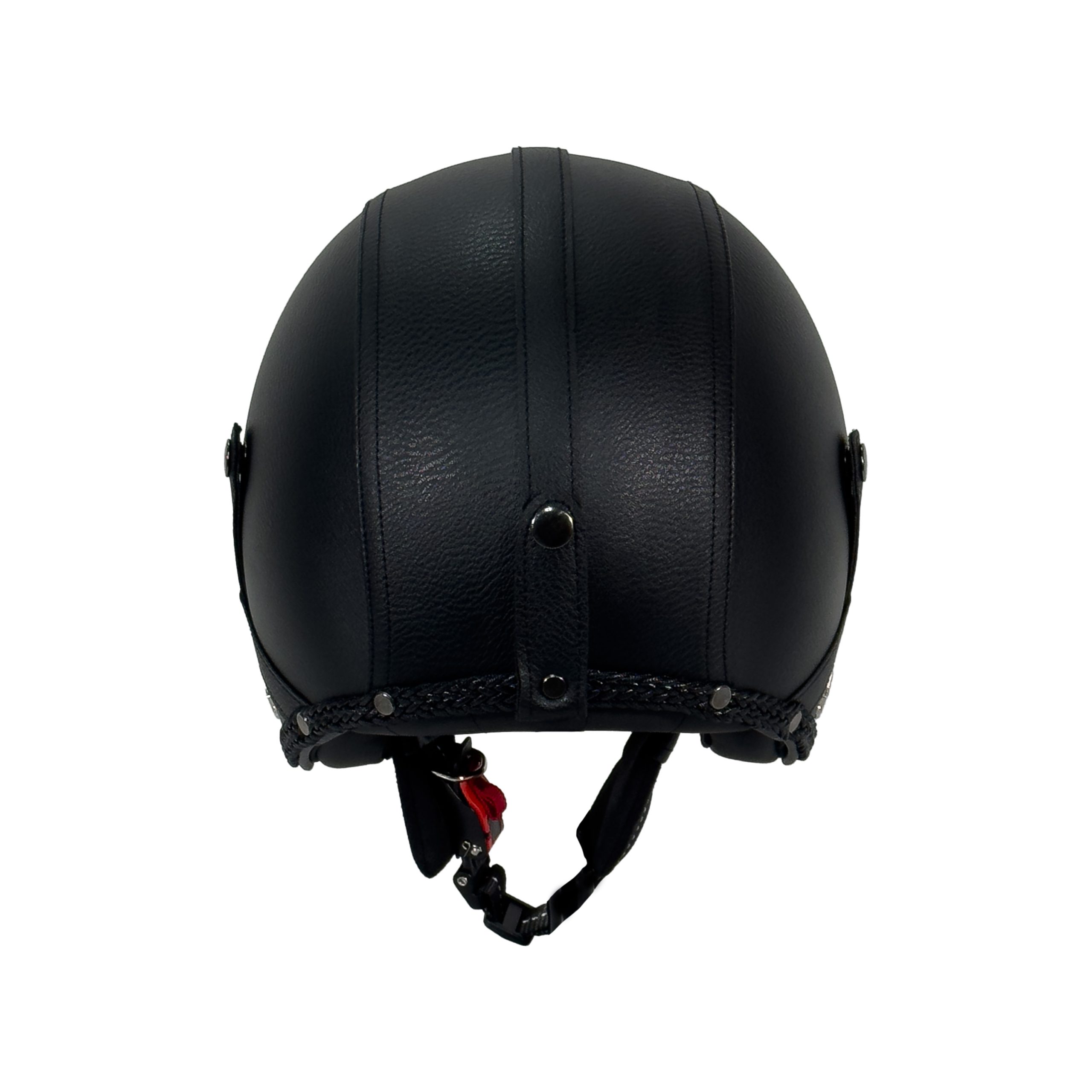 TEX 701 JYT Siyah Deri Kask - Görsel 2