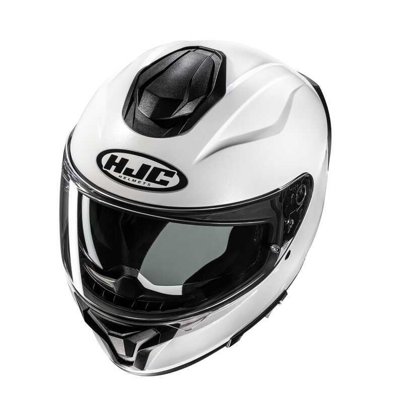 HJC C71 Kask İnci Beyazı - Görsel 2