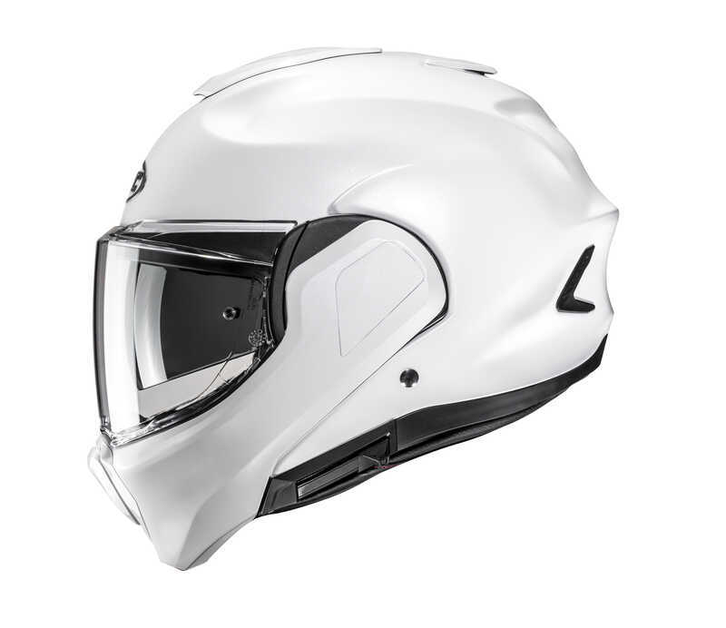 HJC F100 Kask İnci Beyazı - Görsel 5