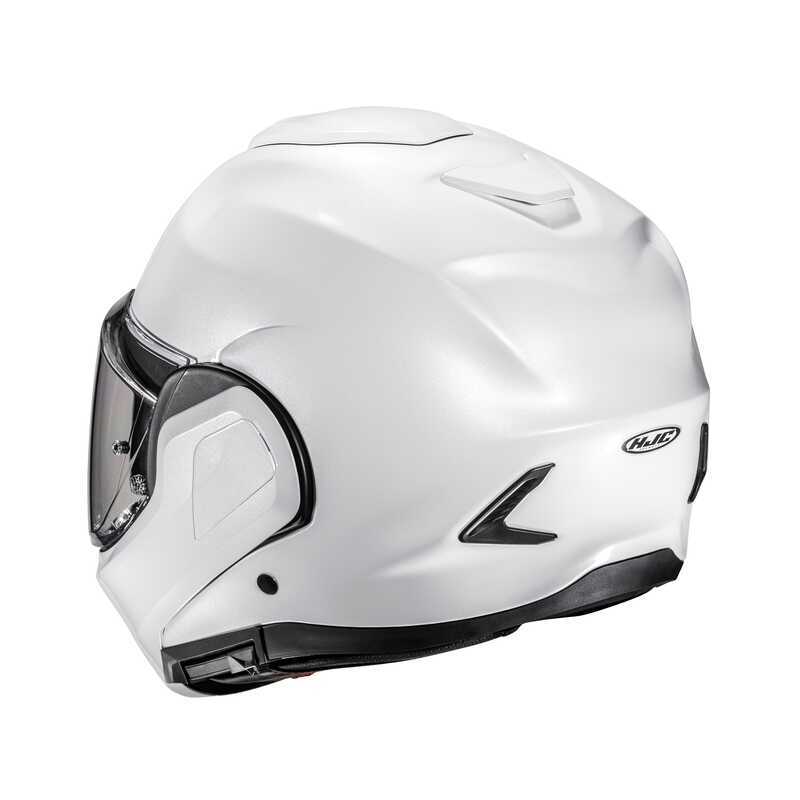 HJC F100 Kask İnci Beyazı - Görsel 6