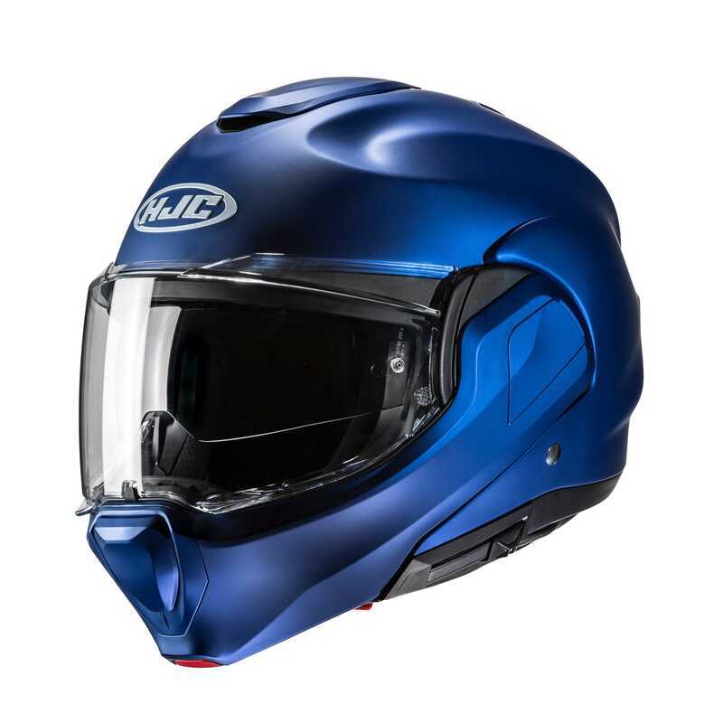 HJC F100 Kask Semı Flat Metalik Mavi