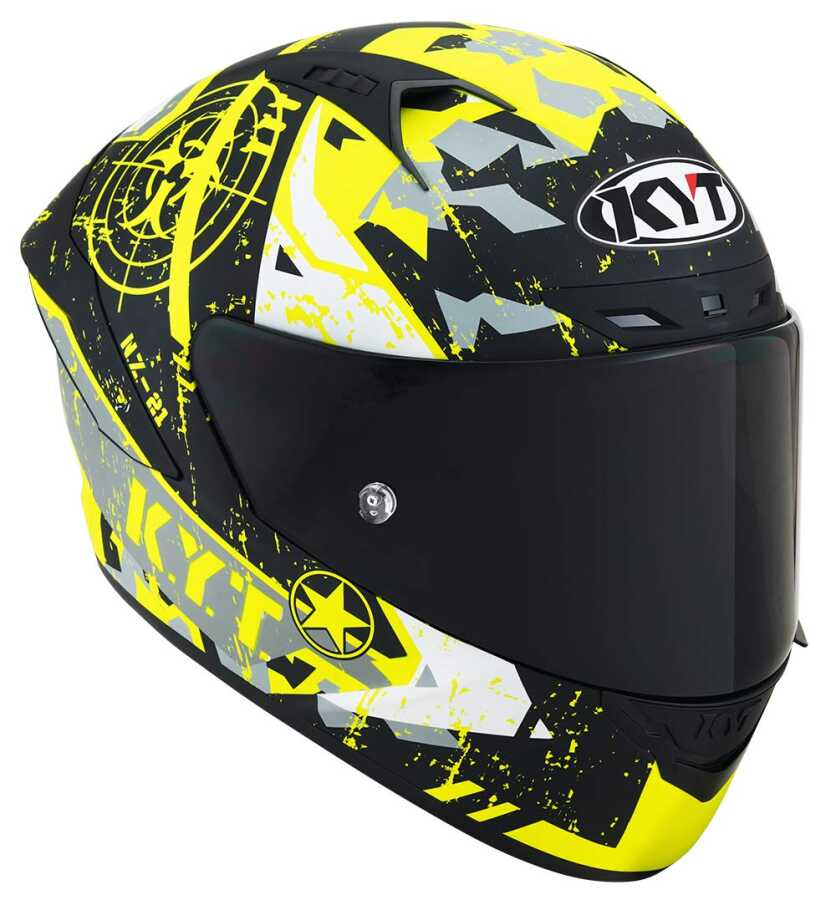 KYT Nz Race Kask Blazıng Matt Yellow - Görsel 2