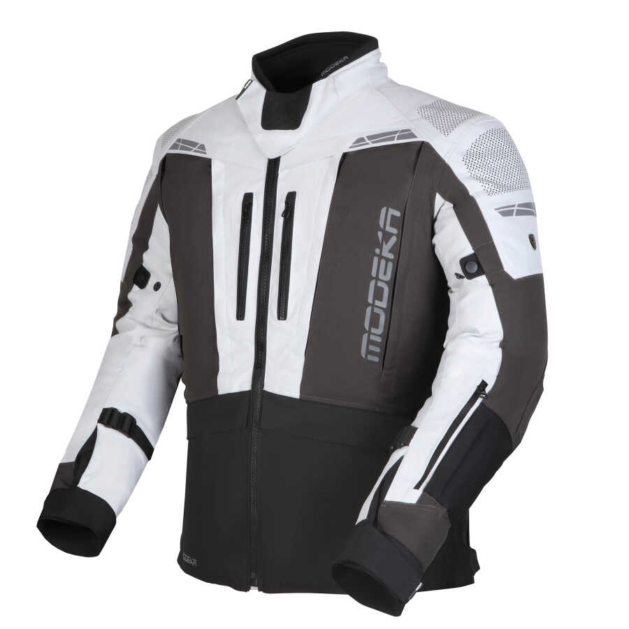MODEKA HYDRON Waterproof Ceket Açık Gri - Koyu Gri - Siyah