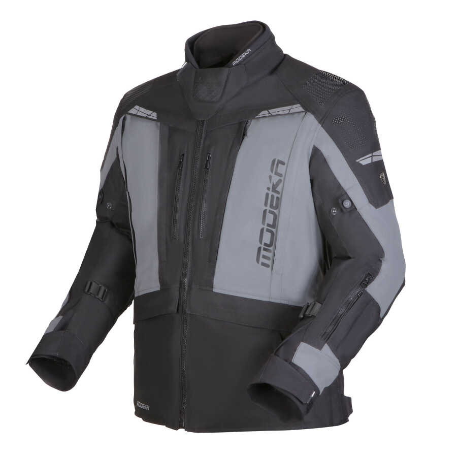 MODEKA HYDRON Waterproof Ceket Koyu Gri - Siyah