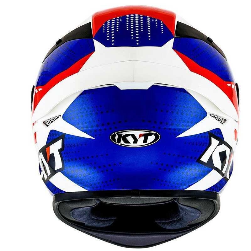 KYT Tt-Revo Kask Gear Blue / Red - Görsel 3