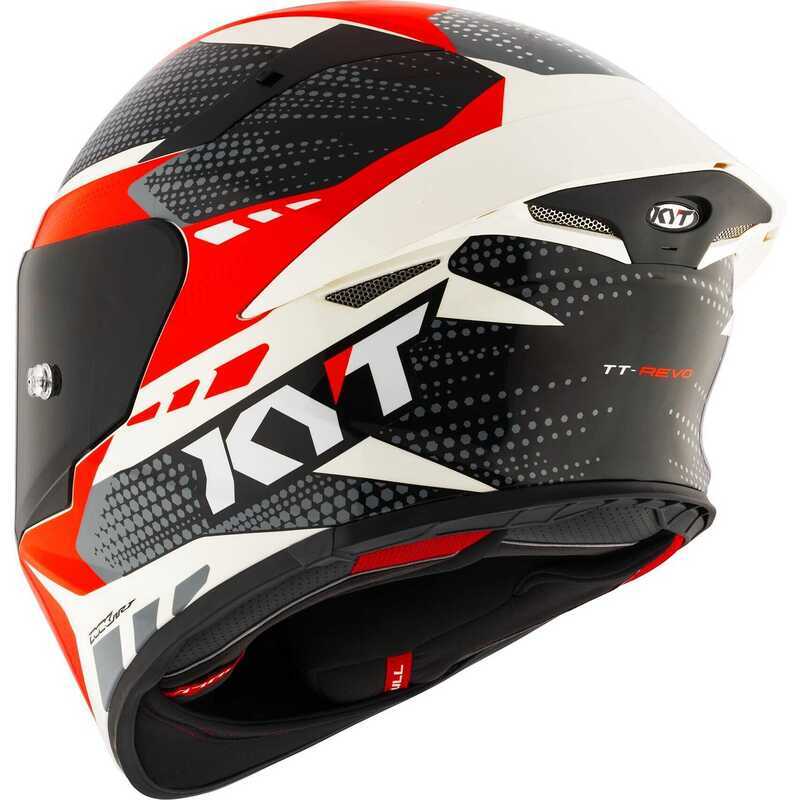 KYT Tt-Revo Kask Gear Black / Red - Görsel 3