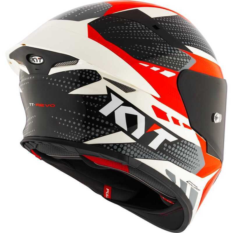 KYT Tt-Revo Kask Gear Black / Red - Görsel 4