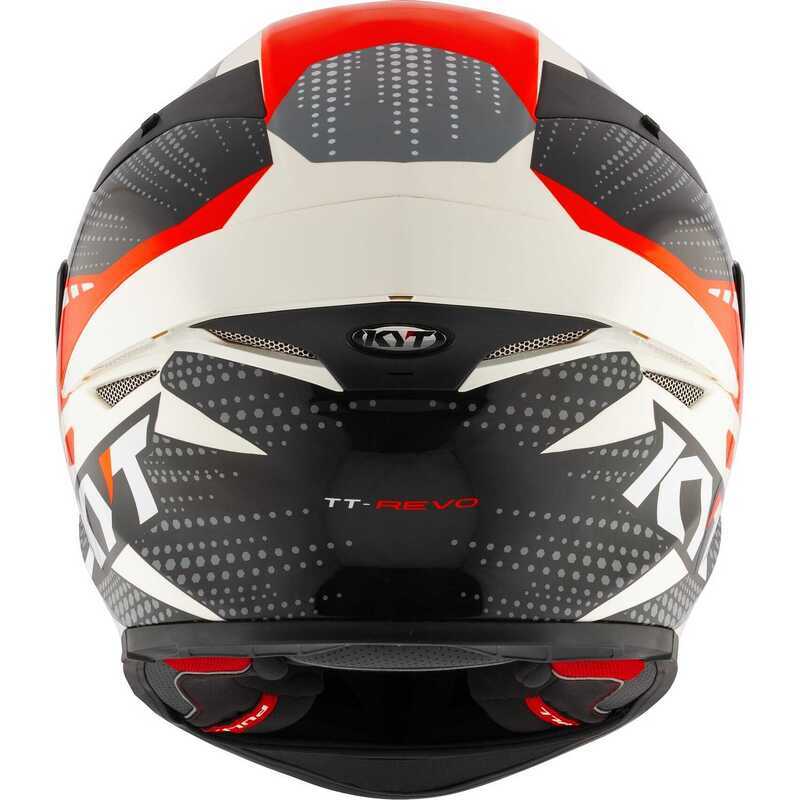 KYT Tt-Revo Kask Gear Black / Red - Görsel 5
