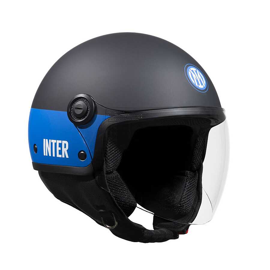 TUCANO Urbano El Jettın 6.0 Yarım Kask Inter Nerazzurro Mat Siyah - Görsel 10
