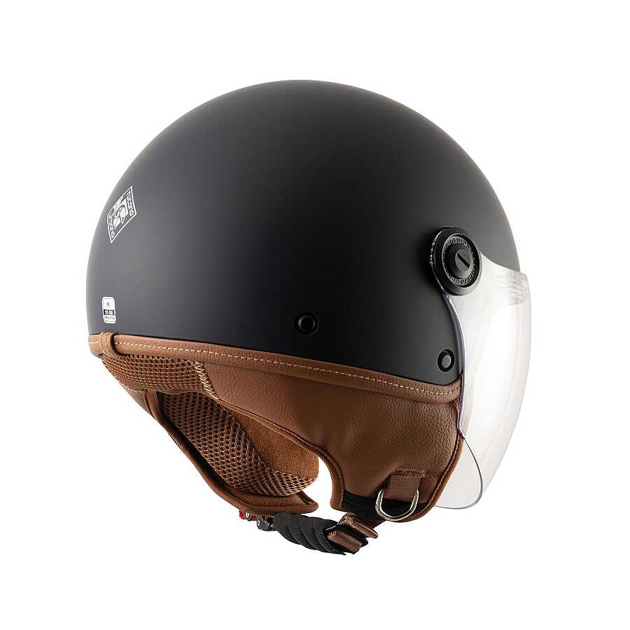 TUCANO Urbano El Jettın 6.0 Yarım Kask Mat Siyah - Görsel 3