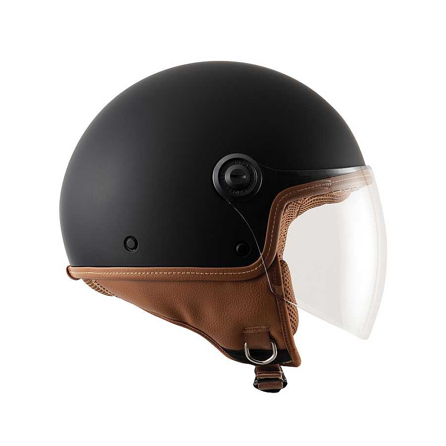 TUCANO Urbano El Jettın 6.0 Yarım Kask Mat Siyah - Görsel 2