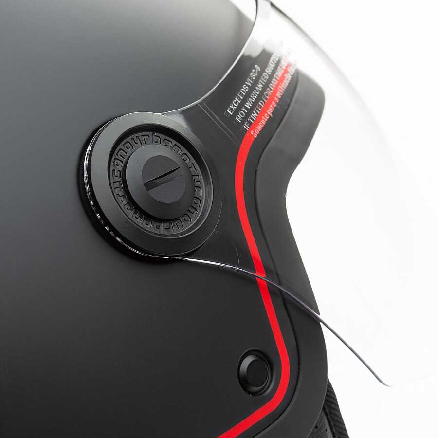 TUCANO Urbano El Jettın 6.0 Yarım Kask Mılan Skylıne Mat Siyah - Görsel 10