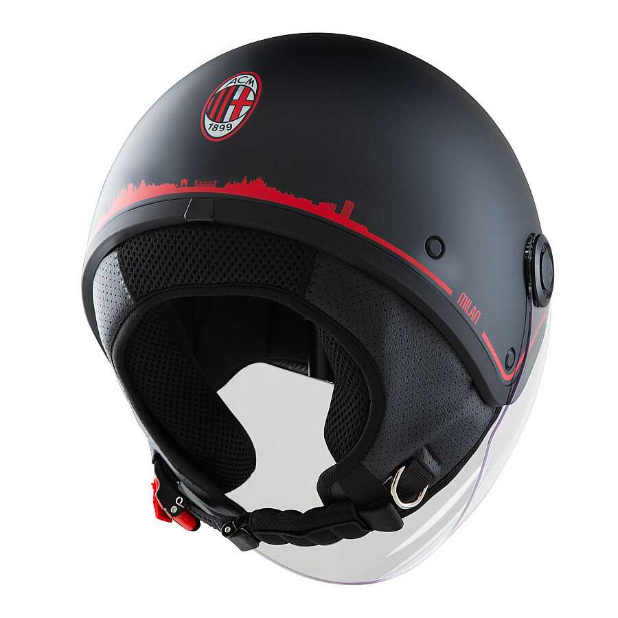 TUCANO Urbano El Jettın 6.0 Yarım Kask Mılan Skylıne Mat Siyah - Görsel 4