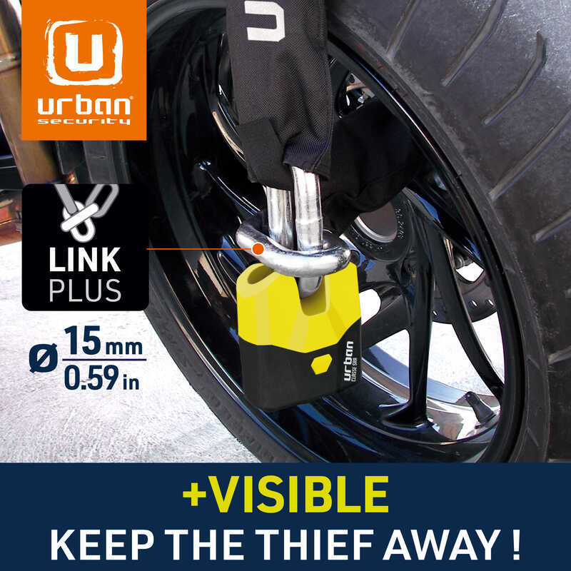 URBAN Securıty U8K150 14MM Sra Sınıfı Zincir Kilit - Görsel 3
