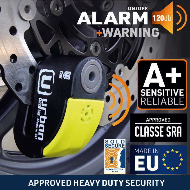 URBAN Securıty UR10 Sra Alarmlı Disk Kilidi - Görsel 2