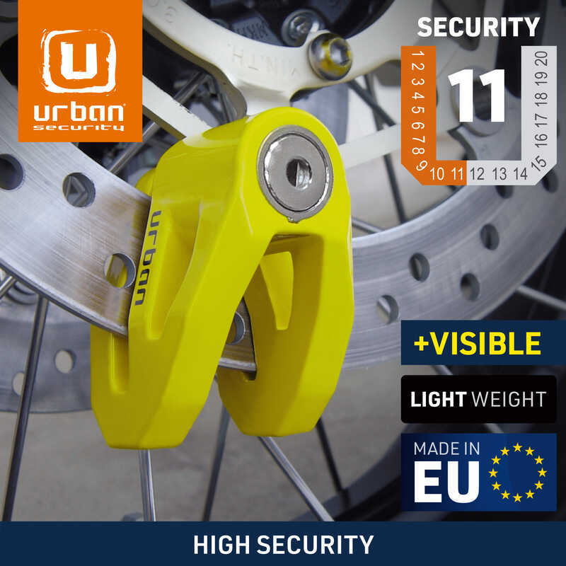 URBAN SECURITY UR208Y 10mm DİSK KİLİDİ - Görsel 4