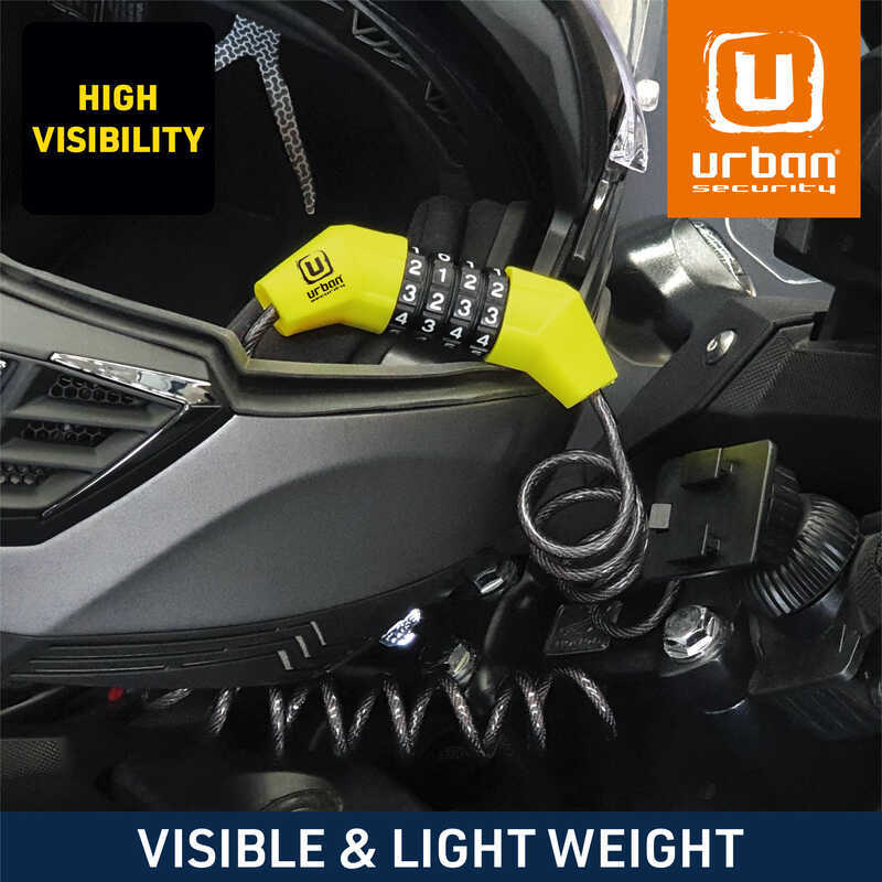 URBAN Securıty UR446 Şifreli Halat Kilit - Görsel 2