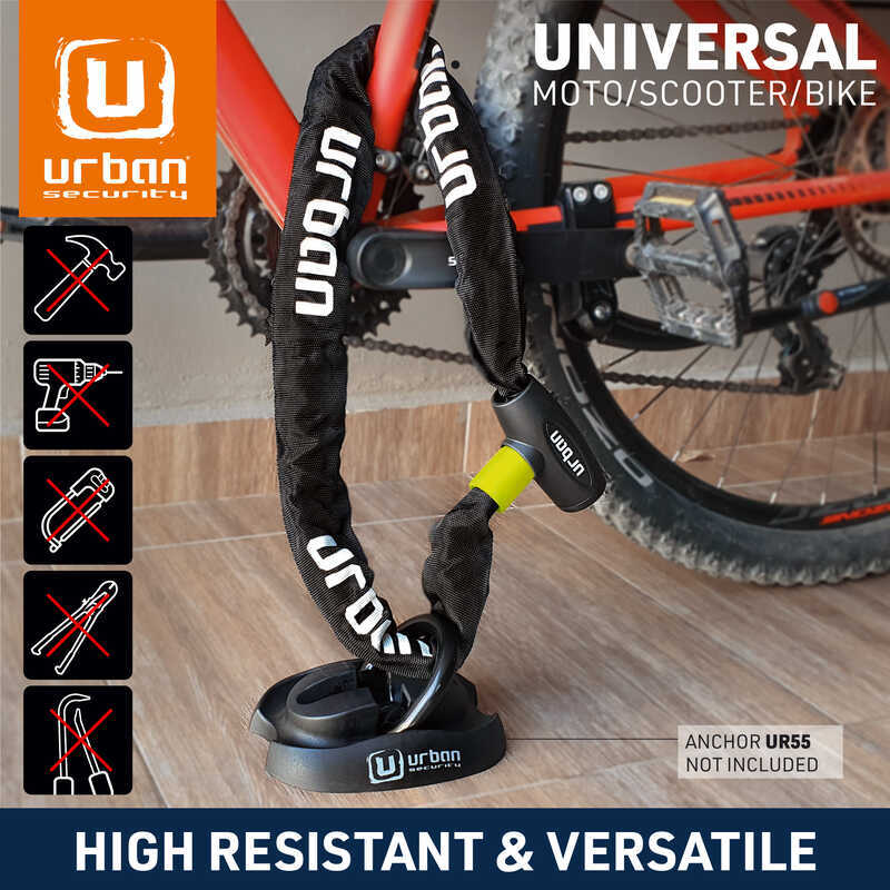 URBAN Securıty XK170 170CM Dövme Çelik Zincir Kilit - Görsel 2