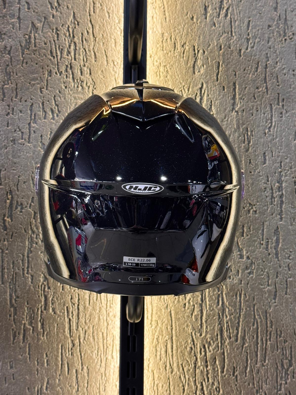 HJC i71 KASK PARLAK SİYAH E145 - Görsel 4