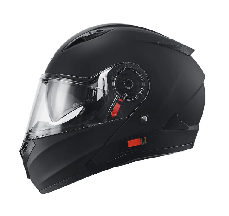 SCOYCO FF-868 Çene Açılır KASK MAT Siyah