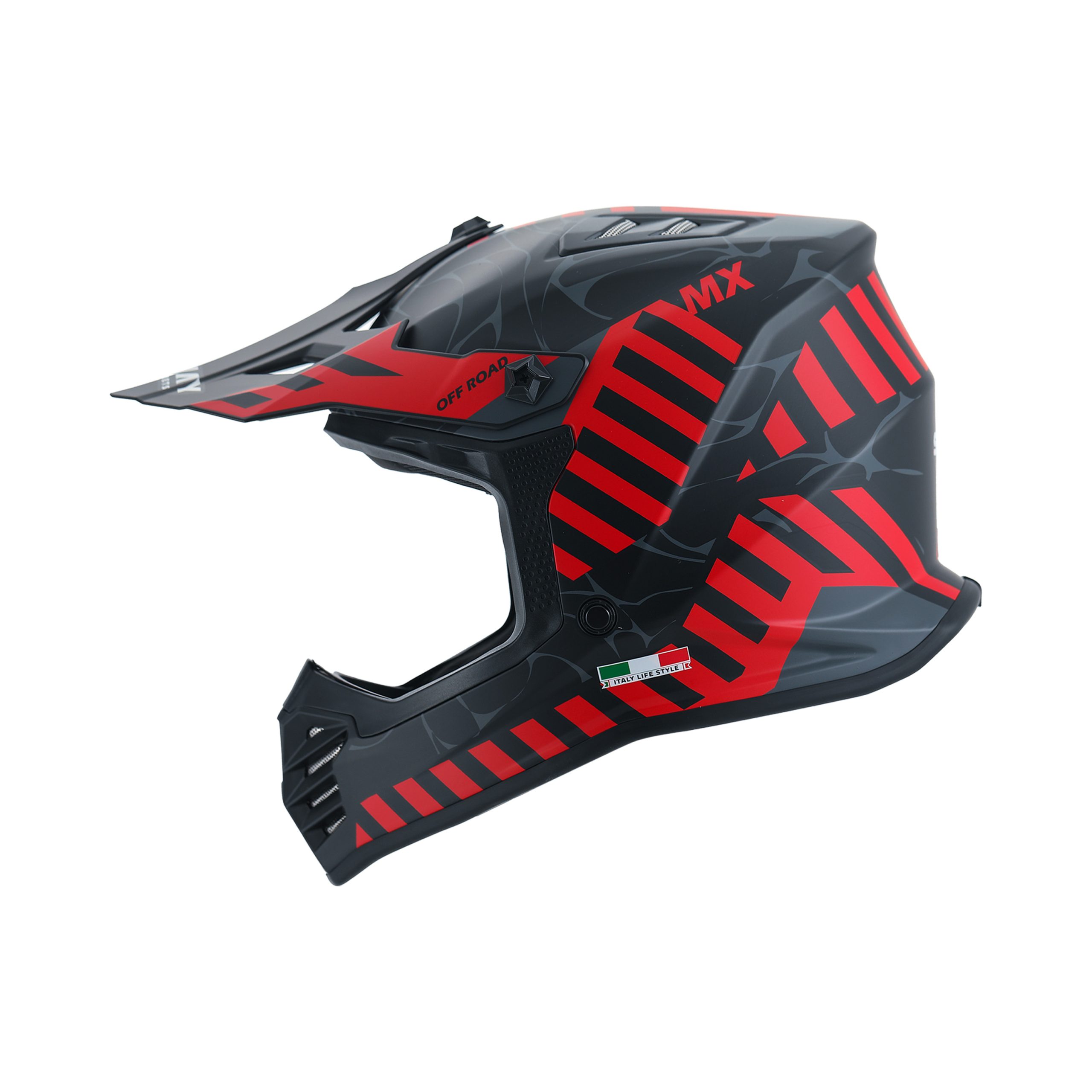 SWAY 618 ALERT Mat Red Çocuk Cross Kaskı