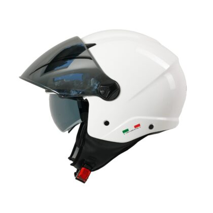 SWAY 765 Gloss White Güneş Vizörlü Kask