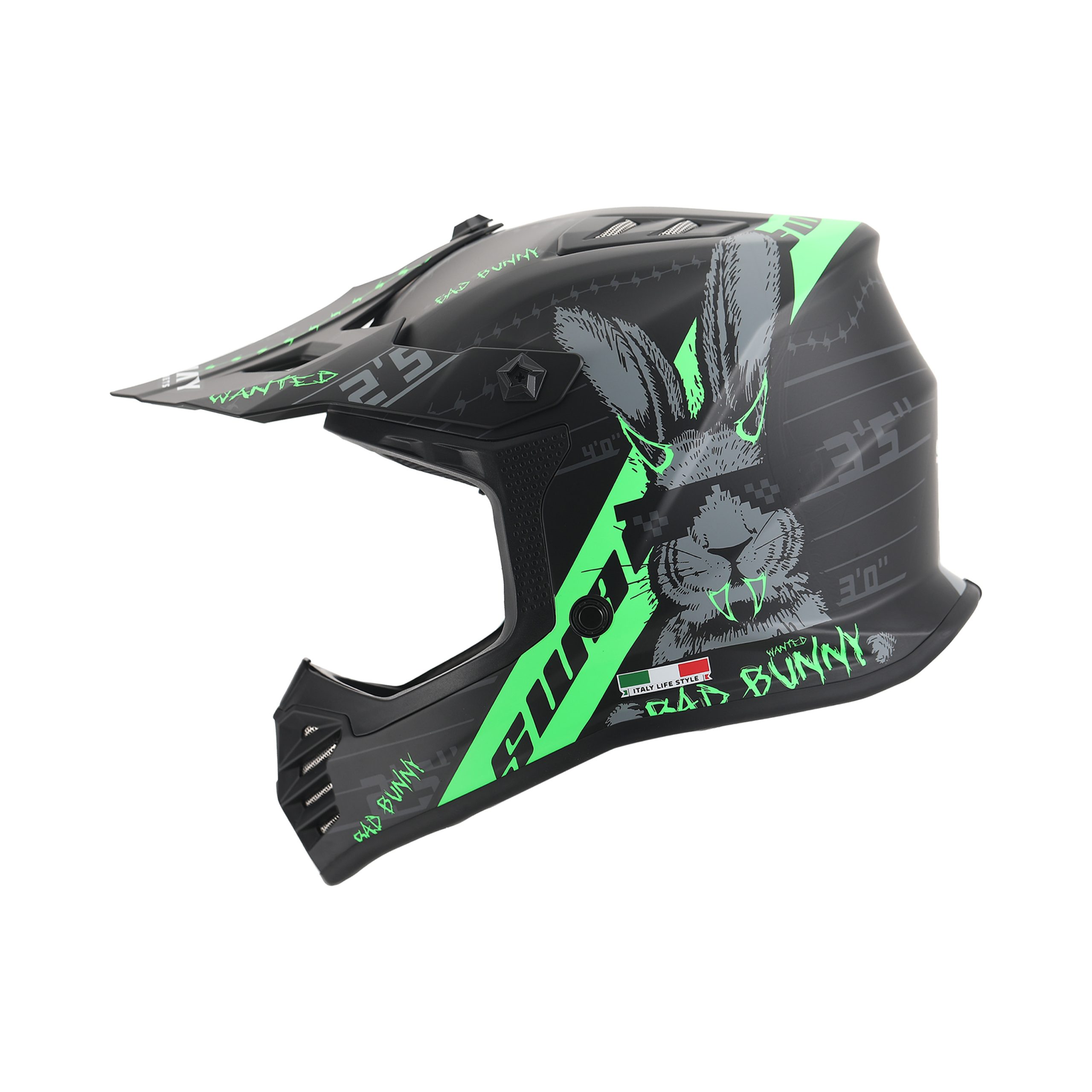 SWAY BUNNY Black Gren Çocuk Cross Kask